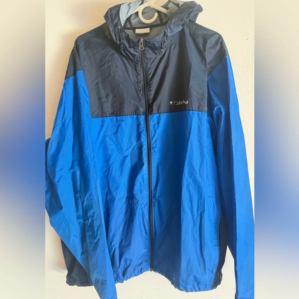 Columbia Men's Dual-Blue Windbreaker.XXL.